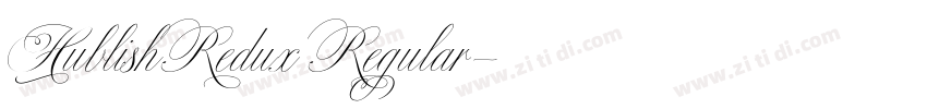 HublishRedux Regular字体转换 HublishRedux Regular字体转换